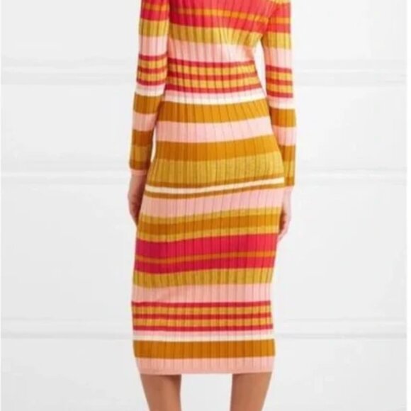 Stine Goya Jeanne Metallic Striped Midi Dress - Picture 11 of 11